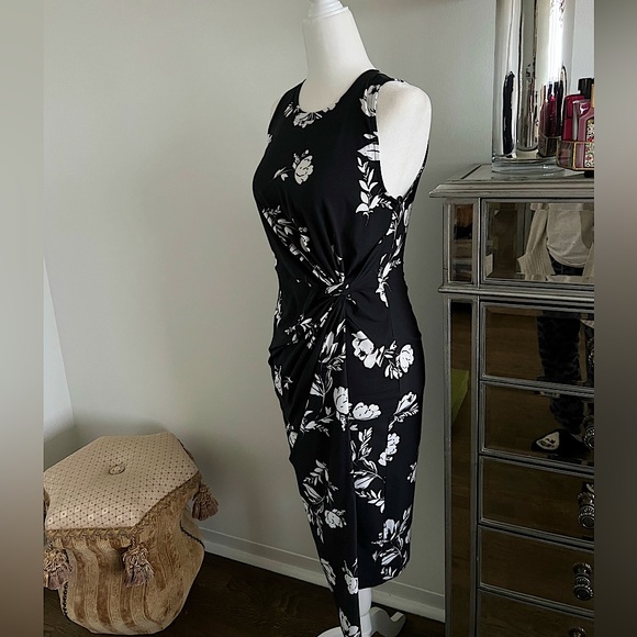 slim fit dress slacks ABIGAIL POLKA DOT ZIP UP MIDI DRESS
